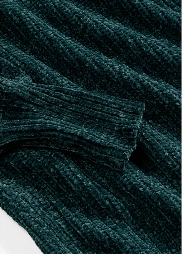 Strikket kjole i chenille av resirkulert polyester, bonprix