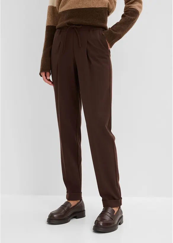 Pull on-bukse med legg, bonprix