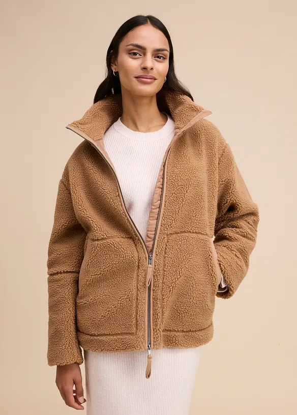F&ocirc;ret teddyfleece-jakke, bonprix