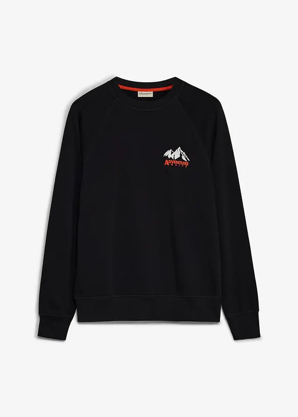 Sweatshirt i 100% &oslash;kologisk bomull, bonprix