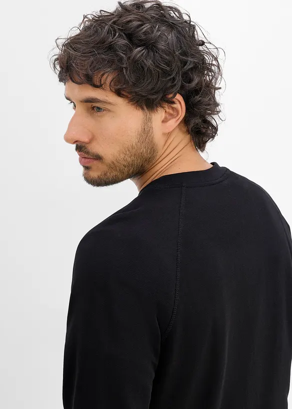 Sweatshirt i 100% &oslash;kologisk bomull, bonprix