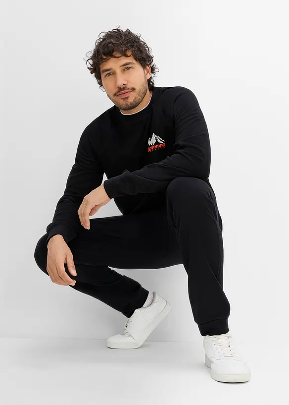 Sweatshirt i 100% &oslash;kologisk bomull, bonprix