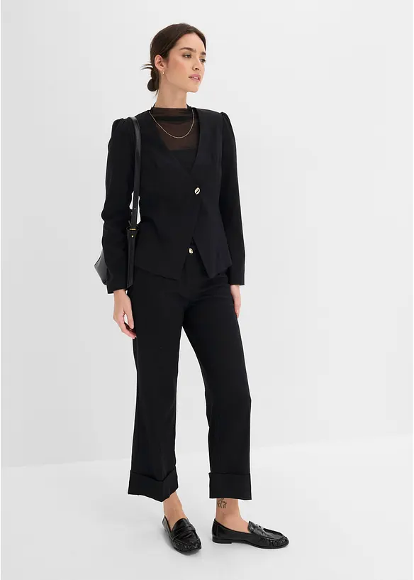 Blazer med pynteknapp, bonprix