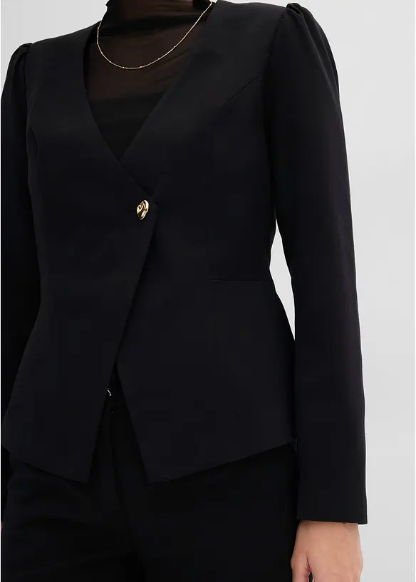 Blazer med pynteknapp, bonprix