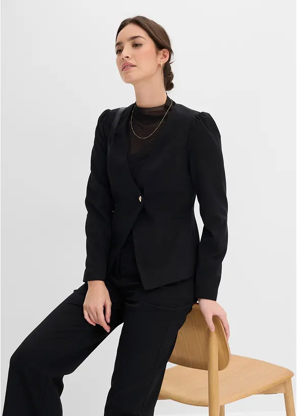 Blazer med pynteknapp, bonprix