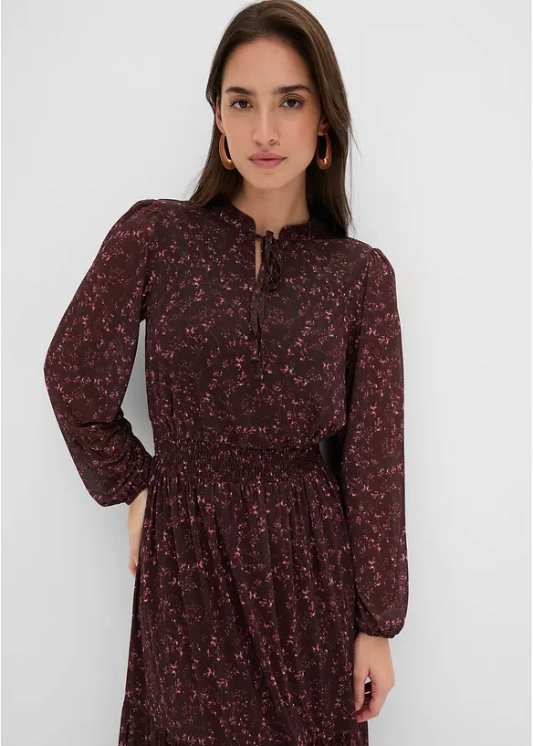 Jerseykjole med rund hals, bonprix