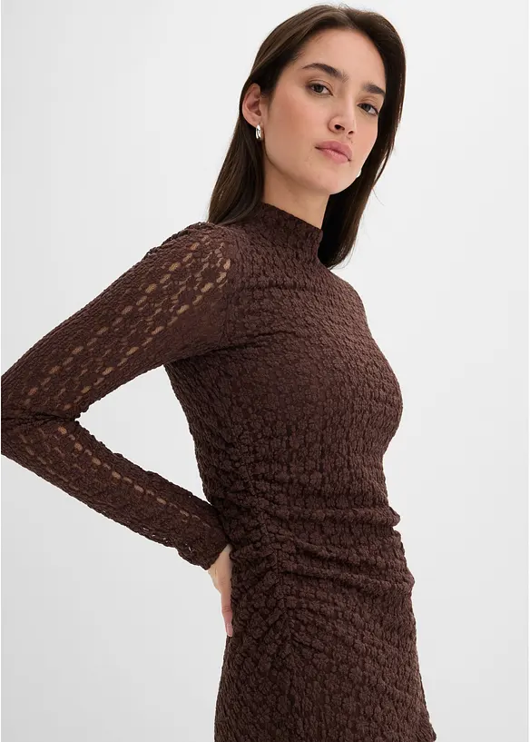 Jerseykjole med st&aring;krage, bonprix