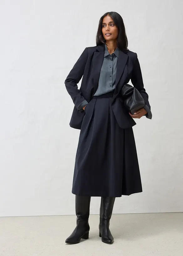 Blazer i fin ullmiks, bonprix