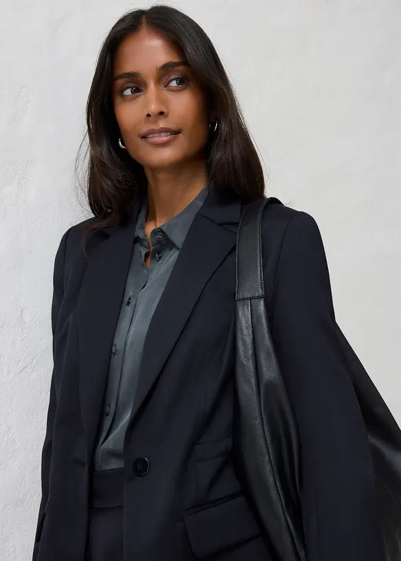 Blazer i fin ullmiks, bonprix