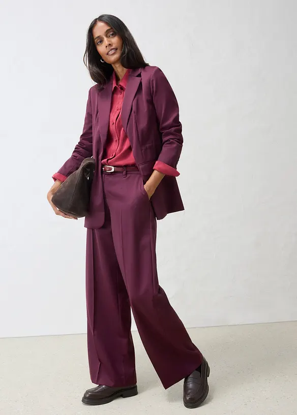 Blazer i fin ullmiks, bonprix
