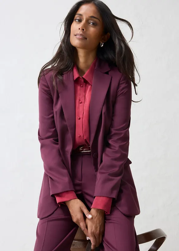 Blazer i fin ullmiks, bonprix