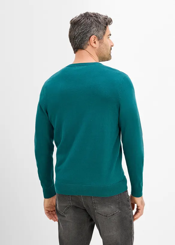 Finstrikket genser i regular fit, bonprix