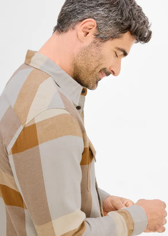 Flanellskjorte i 100% bomull, bonprix