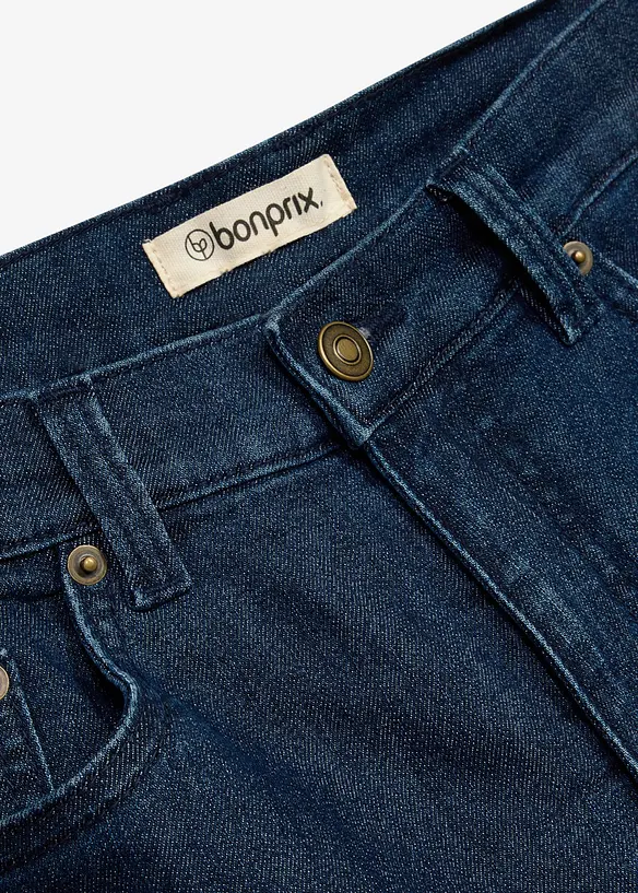 Classic fit jeans med varmende jerseyf&ocirc;r, straight, bonprix