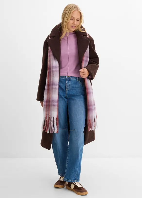 Barrel jeans mid waist, bonprix