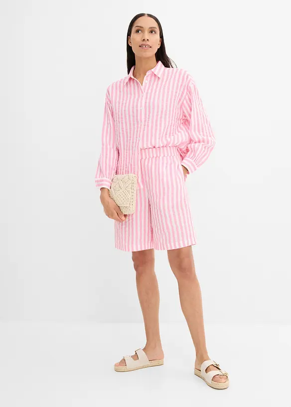 Musselin-shorts i 100% bomull, bonprix