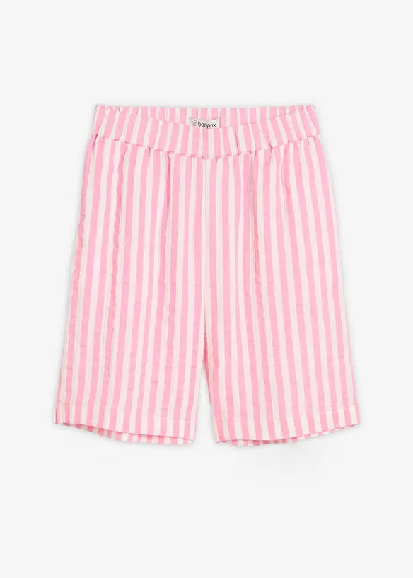 Musselin-shorts i 100% bomull, bonprix