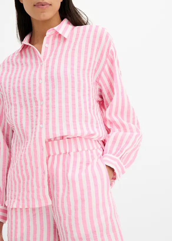 Musselin-shorts i 100% bomull, bonprix