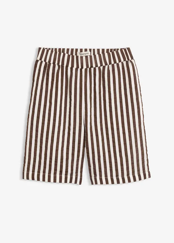 Musselin-shorts i 100% bomull, bonprix