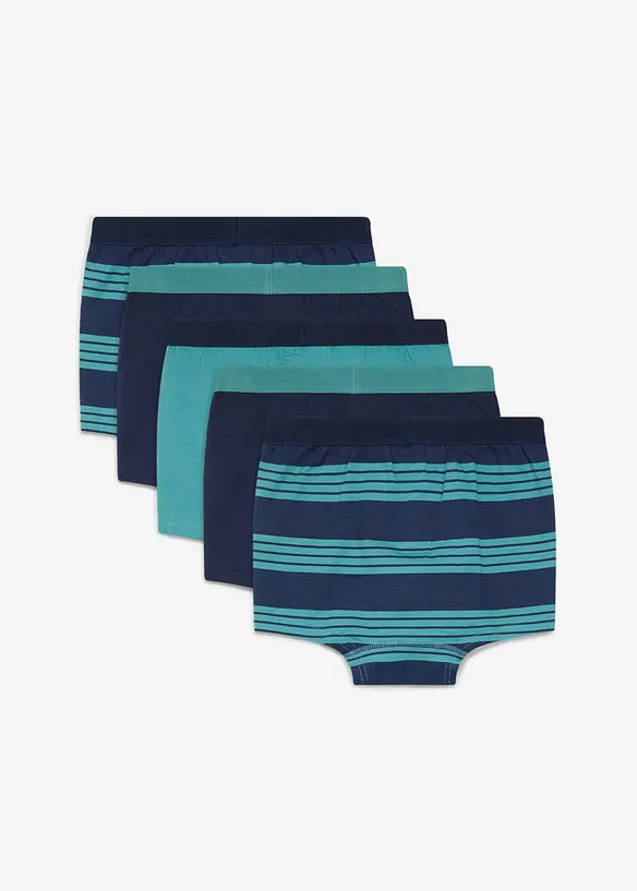 Boxershorts med myk bomull (5-pack), bonprix