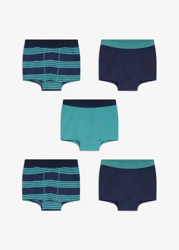 Boxershorts med myk bomull (5-pack), bonprix