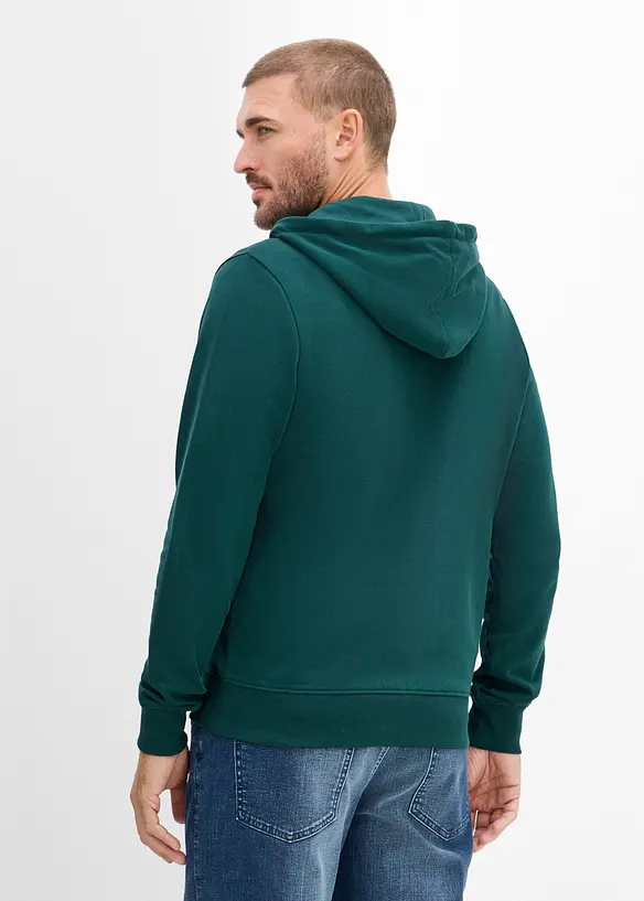 Hettejakke med detaljer i imitert skinn, bonprix