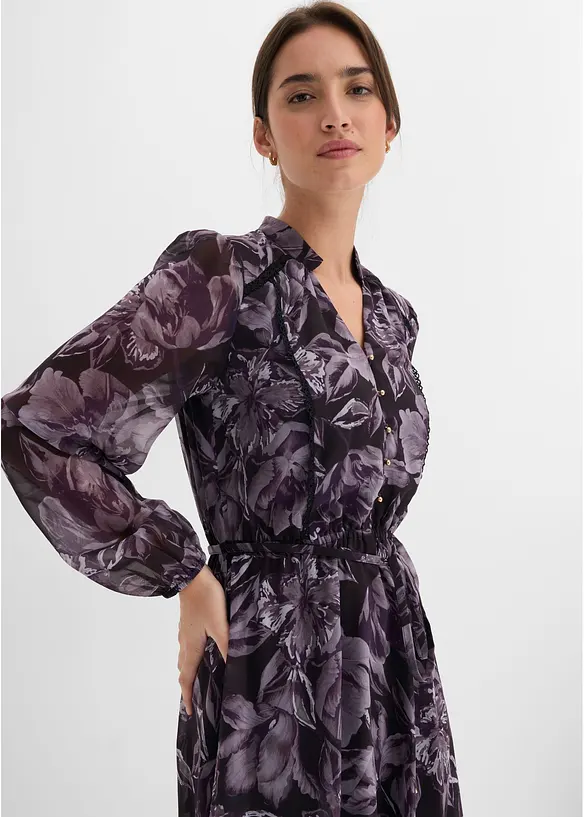 Chiffonkjole, bonprix