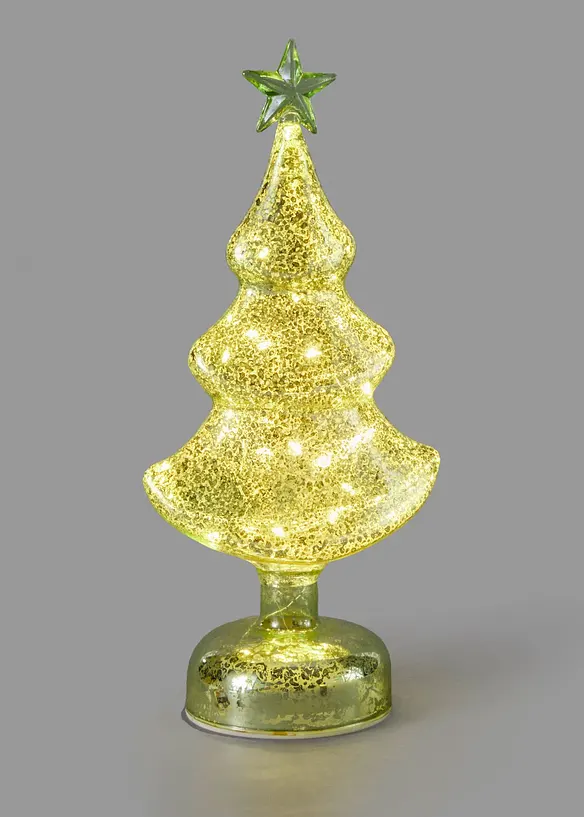 LED-juletre i glass, bonprix