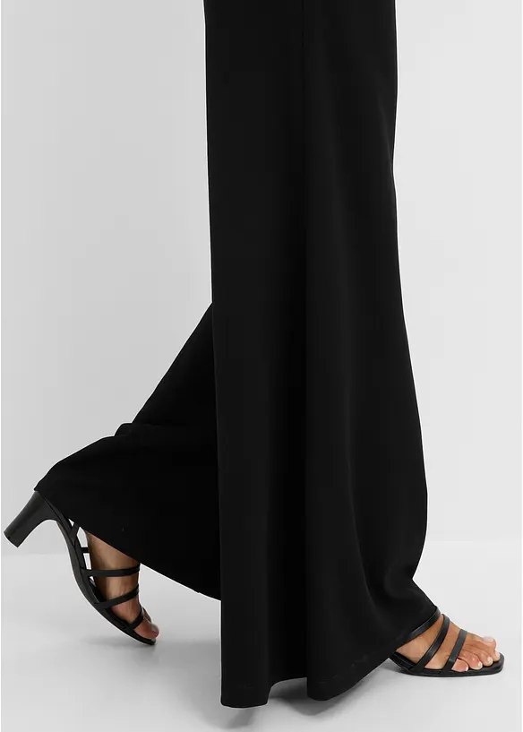 Jumpsuit med glansfullt broderi, bonprix
