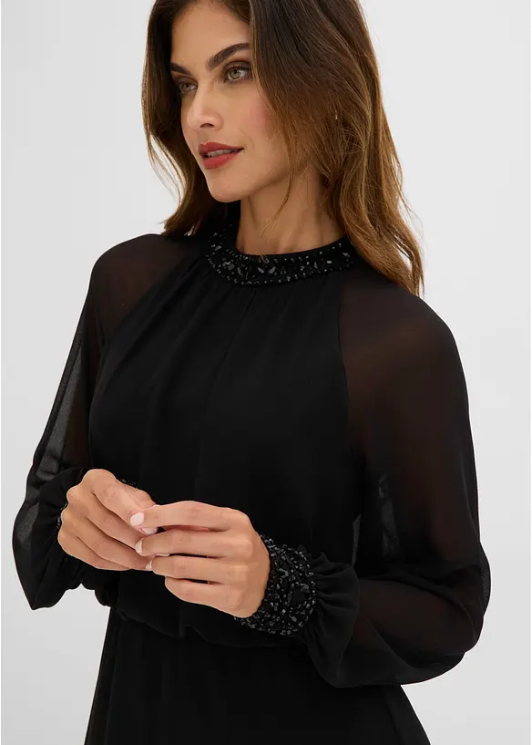 Cocktailkjole med strasspynt, bonprix