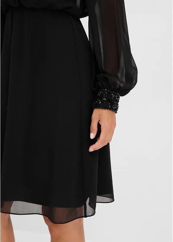 Cocktailkjole med strasspynt, bonprix