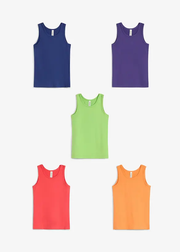 Undertr&oslash;ye av elastisk &oslash;kologisk bomullsmiks (5-pack), bonprix