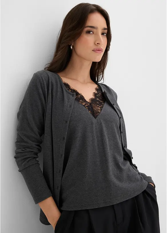 2-i-1-topp med blonde, bonprix