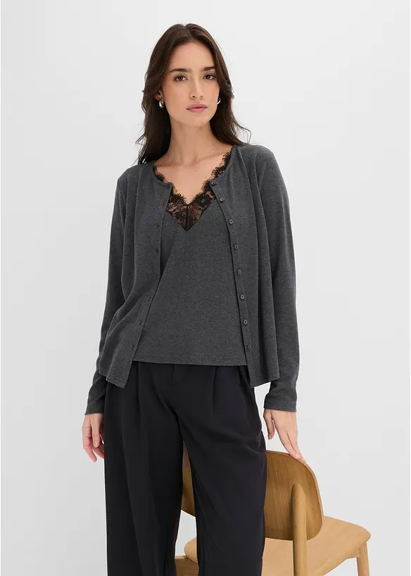 2-i-1-topp med blonde, bonprix