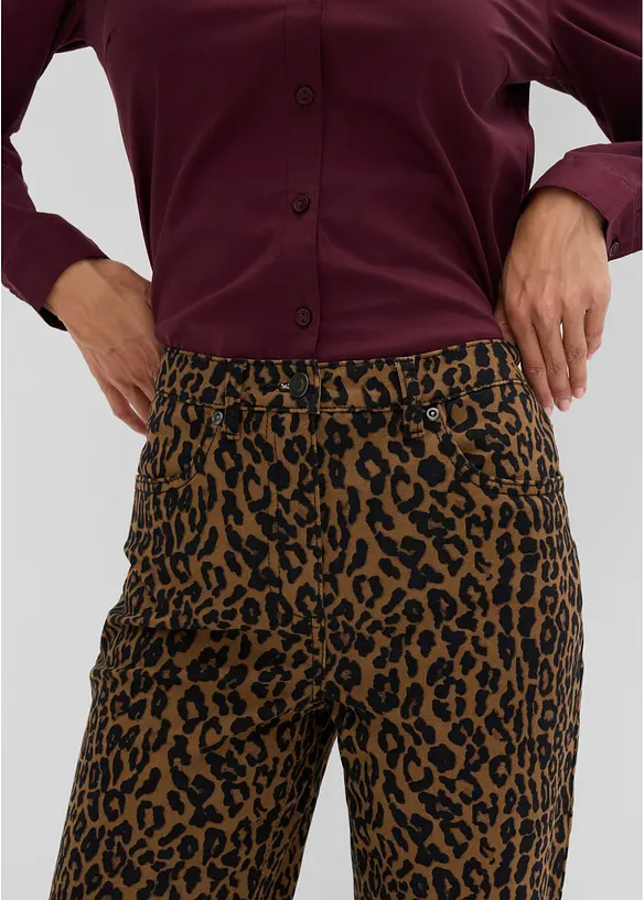 Bukse i bomullsstretch, bonprix