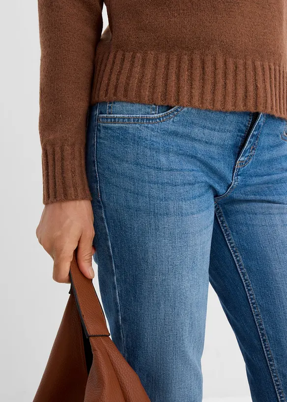 Strikket genser med raglanermer, bonprix