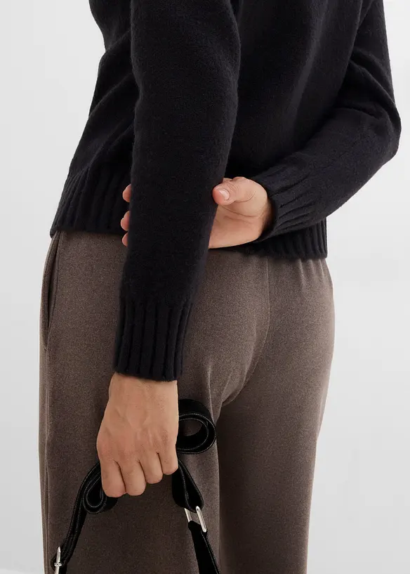 Strikket genser med raglanermer, bonprix