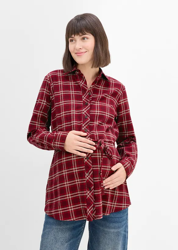 Mammabluse i myk bomullsflanell, bonprix