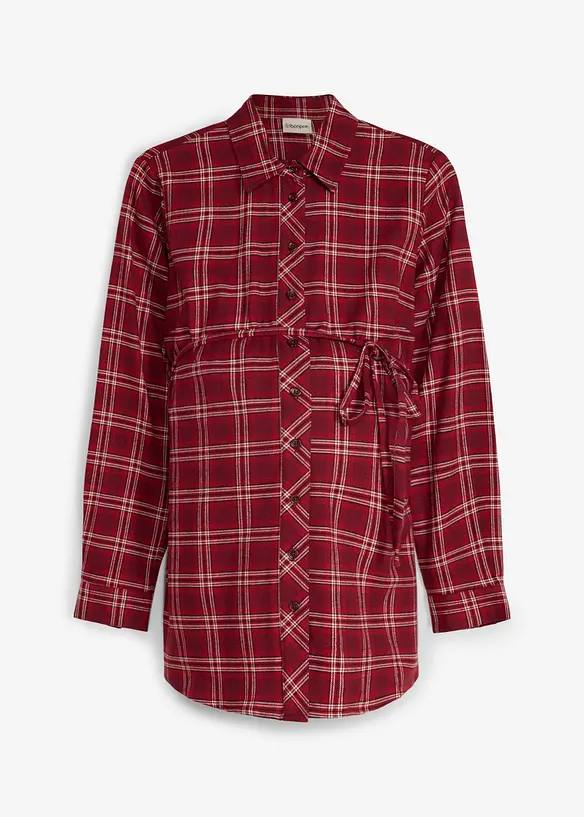 Mammabluse i myk bomullsflanell, bonprix