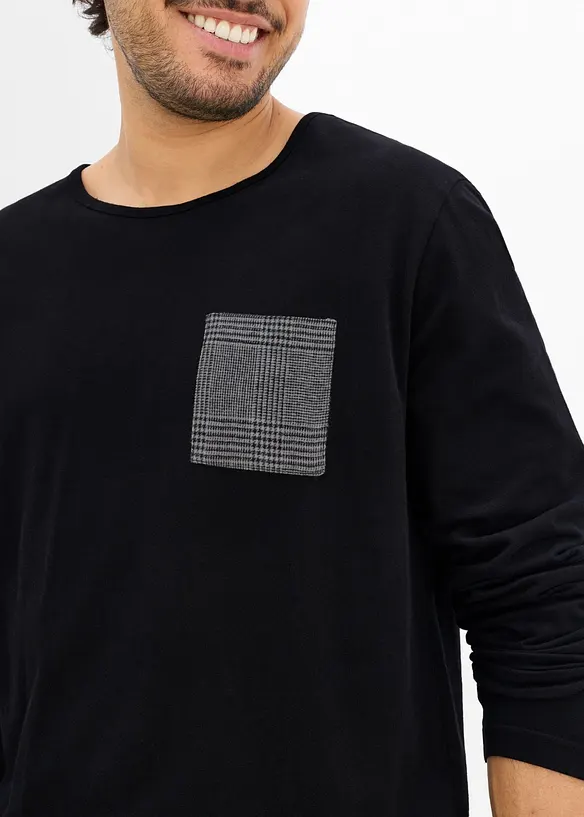 Pyjamas med flanellbukse, bonprix