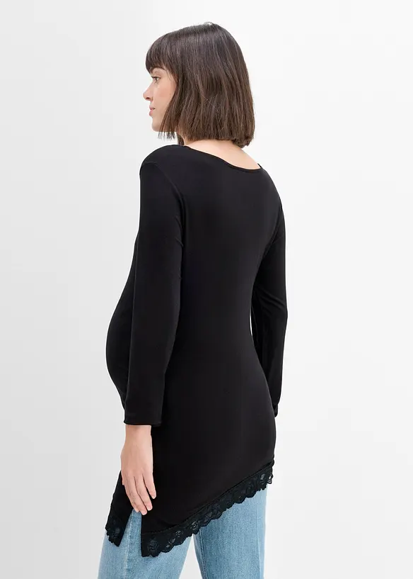 Elegant mammatopp med blonde i falden, bonprix