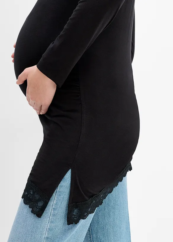Elegant mammatopp med blonde i falden, bonprix