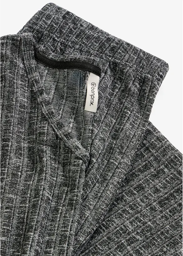 Loungewear kosedress i ribbemateriale, bonprix