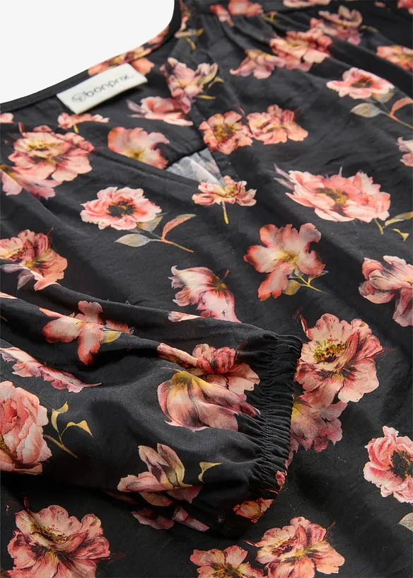 Bluse i lett viskosemiks, bonprix