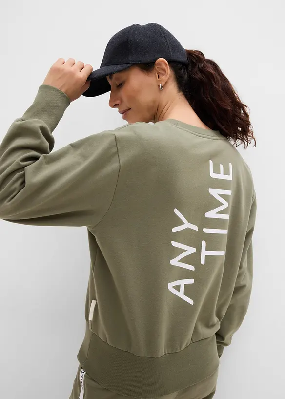 Myk sweatshirt med bomull, bonprix