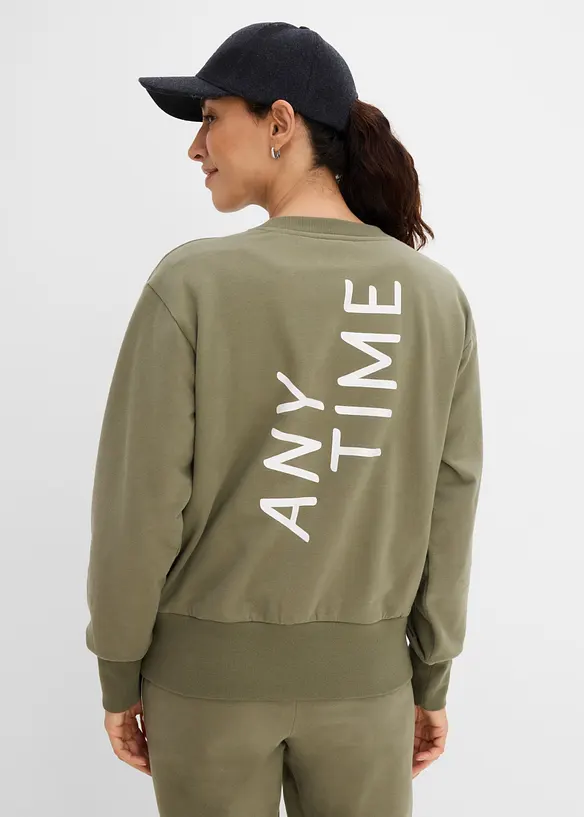 Myk sweatshirt med bomull, bonprix
