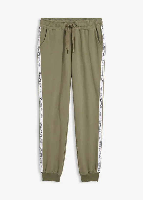 Joggebukse i myk bomullsmiks, bonprix