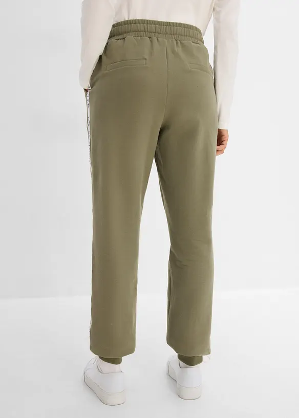 Joggebukse i myk bomullsmiks, bonprix