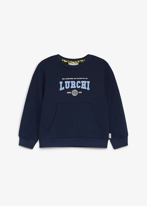 Lurchi sweatshirt i myk, &oslash;kologisk bomull, Lurchi