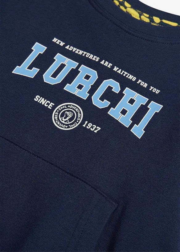 Lurchi sweatshirt i myk, &oslash;kologisk bomull, Lurchi